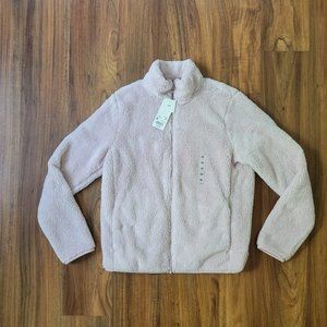 *NWT* Uniqlo Fluffy Yarn Fleece Full-Zip Jacket in Pink
